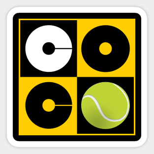 COCO GAUFF3 Sticker